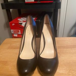 COACH black Heels